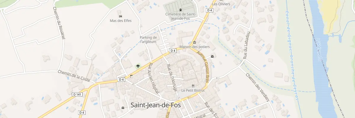 Plan du 38 Rue Ancienne Ville à Saint-Jean-de-Fos