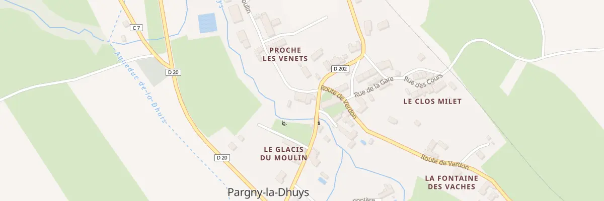Plan du 2 Rue du Moulin à Pargny-la-Dhuys