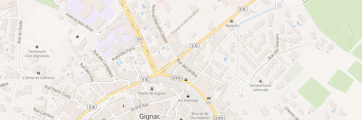 Plan du 10 Bd Pasteur à Gignac