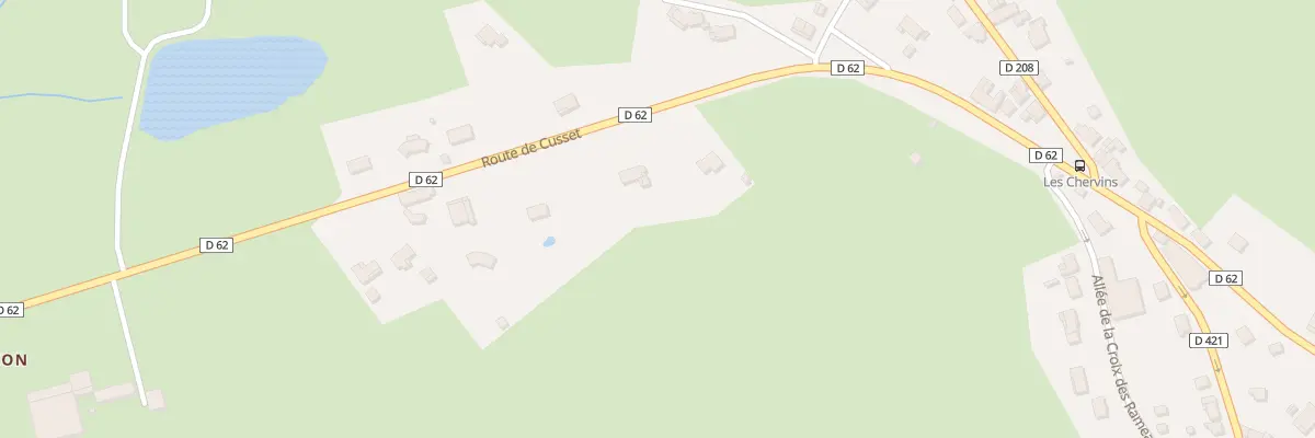 Plan du 9 Rte de Cusset à Molles