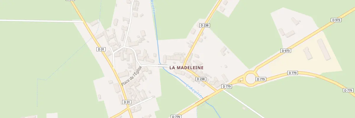 Plan du 20 La Madeleine à Chevagnes