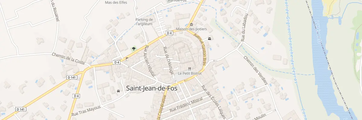 Plan du 2 Rue de l’Eglise à Saint-Jean-de-Fos