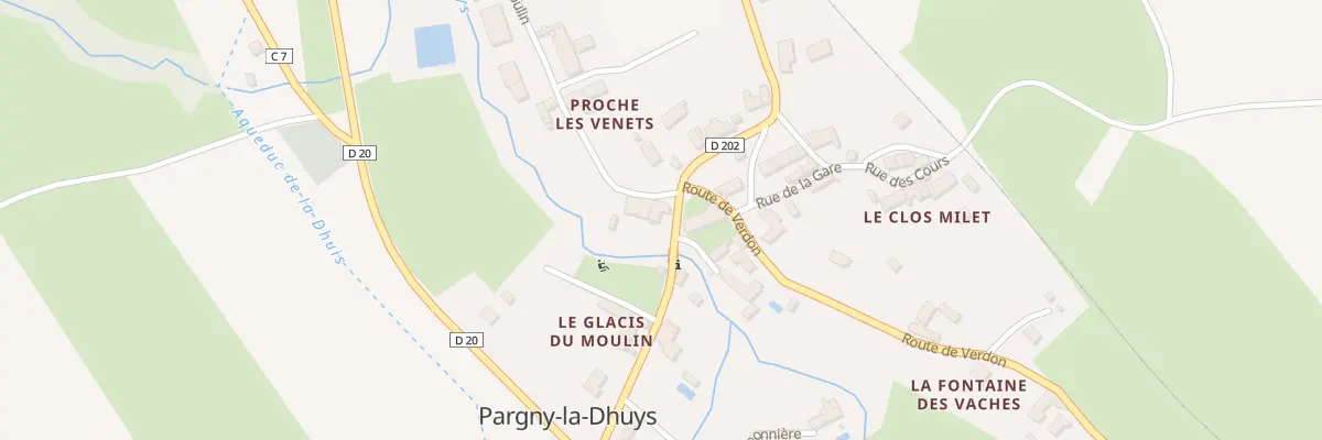 Plan du 8 Gr Grand’ Rue à Pargny-la-Dhuys
