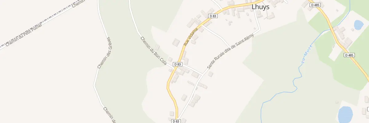 Plan du 41 Rue Vidame à Lhuys