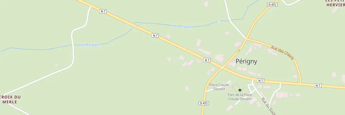Plan du 16 Rte de Moulins à Périgny