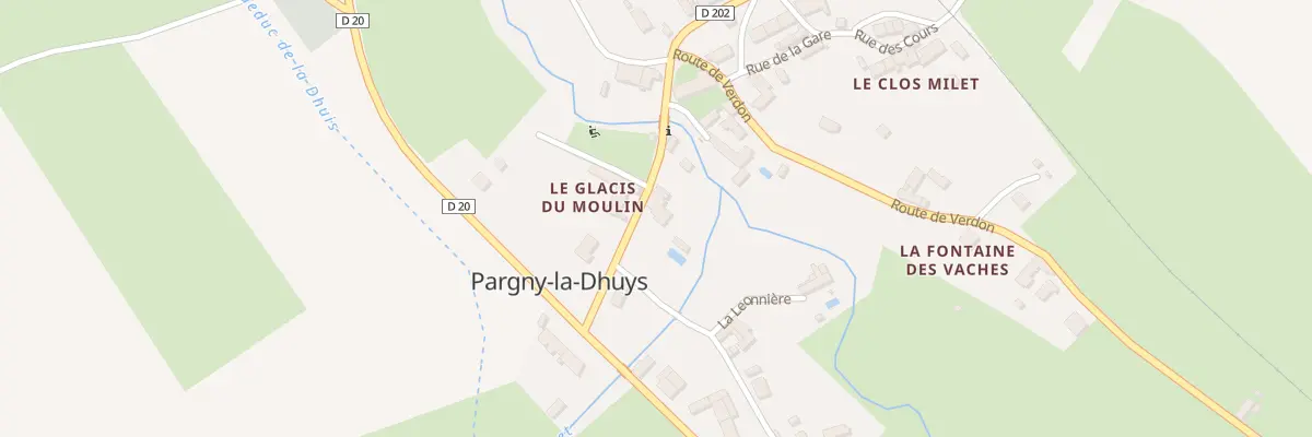 Plan du 3 Gr Grand’ Rue à Pargny-la-Dhuys