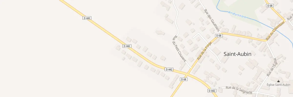 Plan du 8 Rte de Nogent à Saint-Aubin