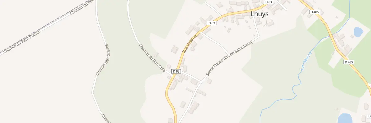 Plan du 39 Rue Vidame à Lhuys