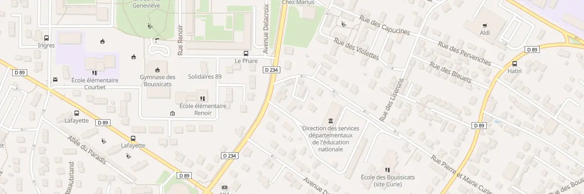 Plan du 27 Rue Pierre et Marie Curie à Auxerre