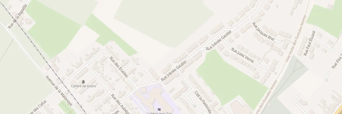 Plan du 8 Rue Irenee Gautier à Escautpont