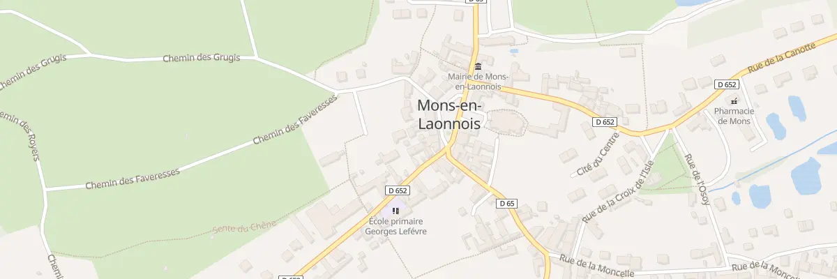 Plan du 14 Gpl Gde Pce d’Aix en Provence à Mons-en-Laonnois