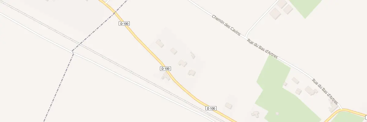 Plan du 834 Rue de Valenciennes à Sepmeries