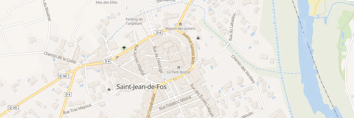 Plan du 11 Rue de la Roque à Saint-Jean-de-Fos