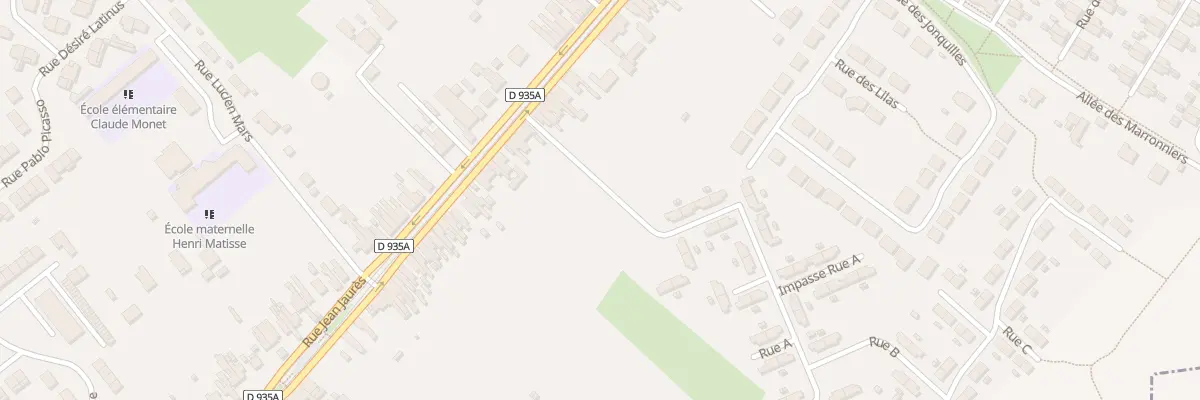 Plan du 693 Rue Jean Jaurès à Bruay-sur-l’Escaut