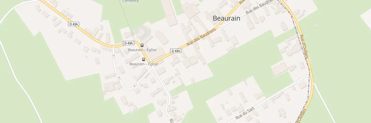 Plan du 4 Rue des Baudriers à Beaurain