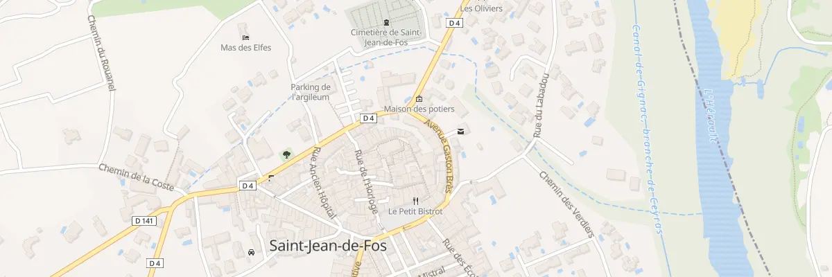Plan du 22 Rue Ancienne Ville à Saint-Jean-de-Fos