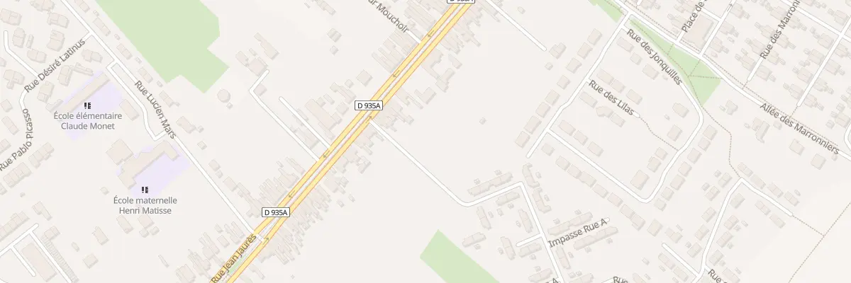 Plan du 703 Rue Jean Jaurès à Bruay-sur-l’Escaut