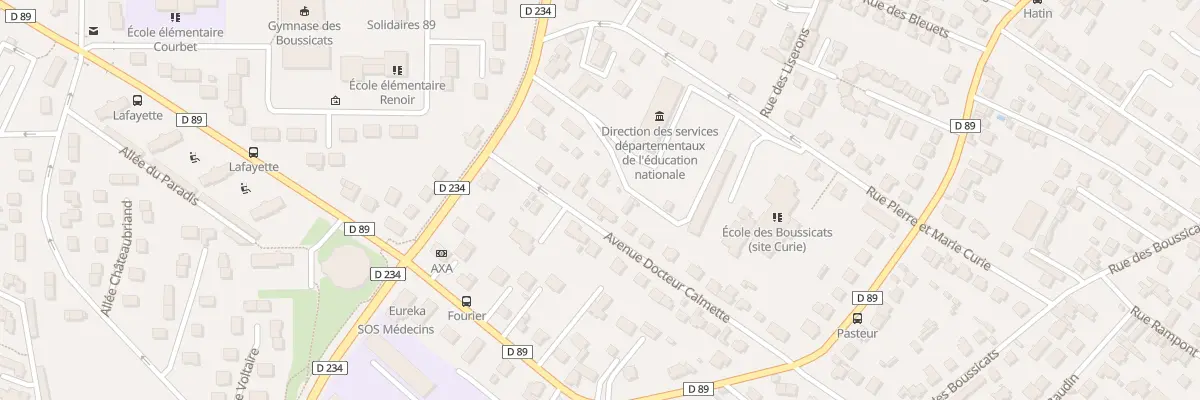 Plan du 20 Av Docteur Calmette à Auxerre