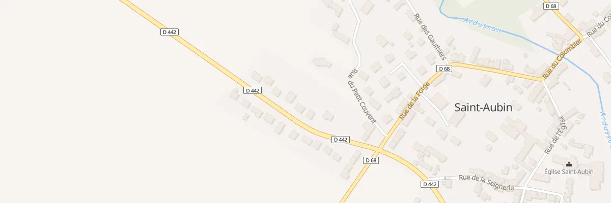 Plan du 6 Rte de Nogent à Saint-Aubin