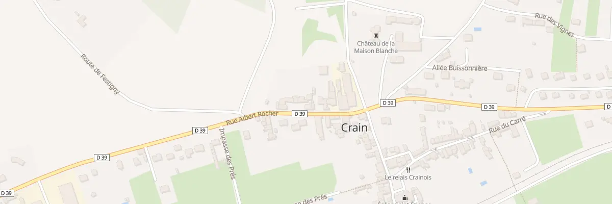 Plan du 6 Rue Albert Rocher à Crain