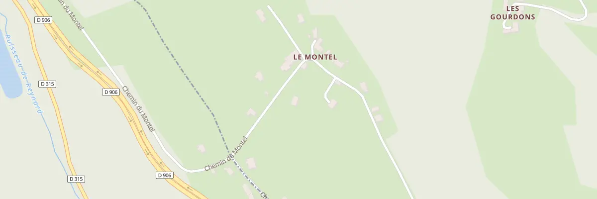 Plan du 10 Le Montel à Courpière