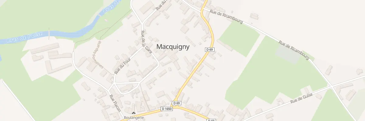 Plan du 32 Rue des Patriotes à Macquigny