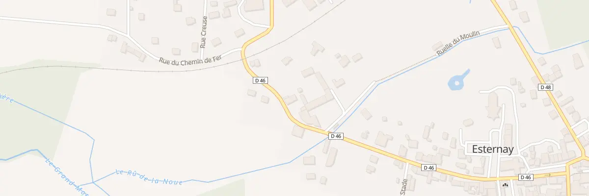 Plan du 44 Rue Pasteur à Esternay