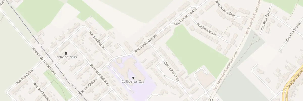 Plan du 7 Rue Irenee Gautier à Escautpont