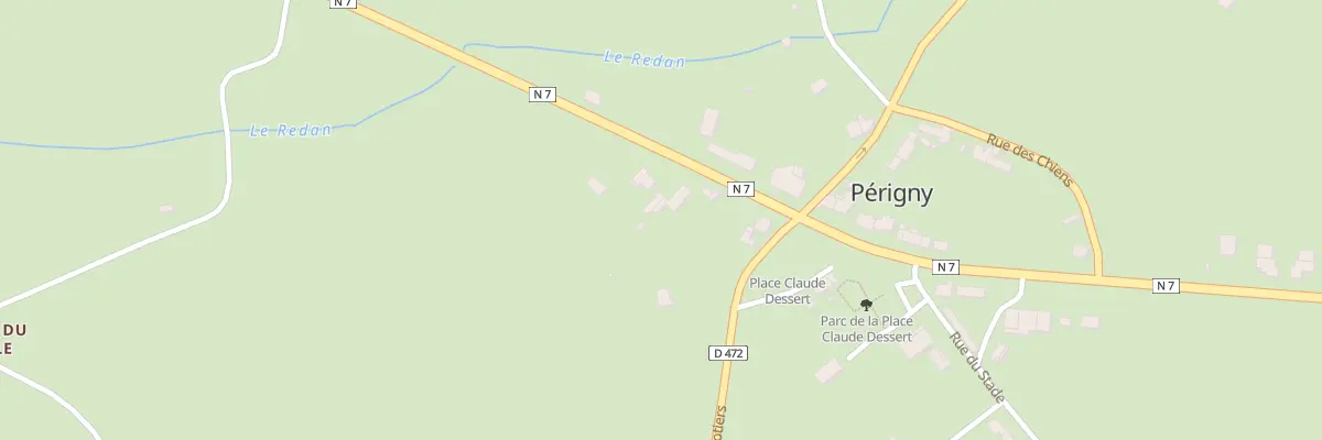 Plan du 8 Rte de Moulins à Périgny