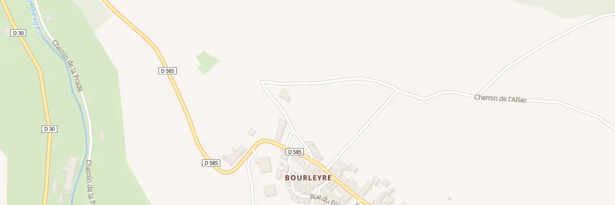 Plan du 1 Che de Lesplots à Langeac