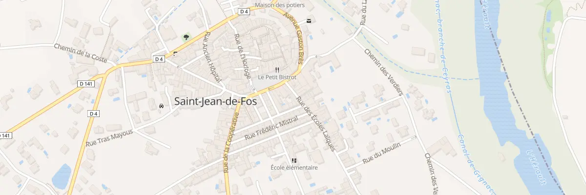 Plan du 6 Rue des Ecoles Laïques à Saint-Jean-de-Fos
