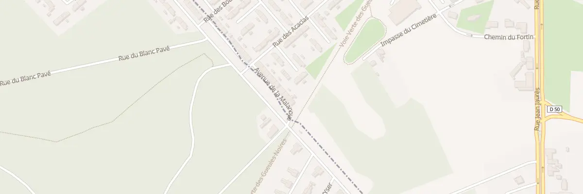 Plan du 6 Av de la Malanoye à Escautpont