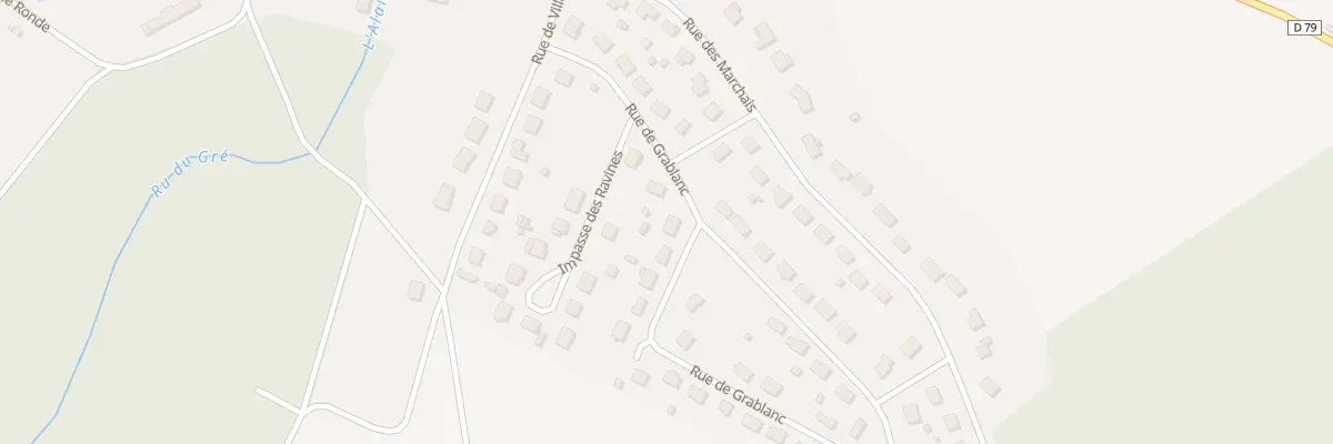 Plan du 8 Rue de Grablanc à Courgenay