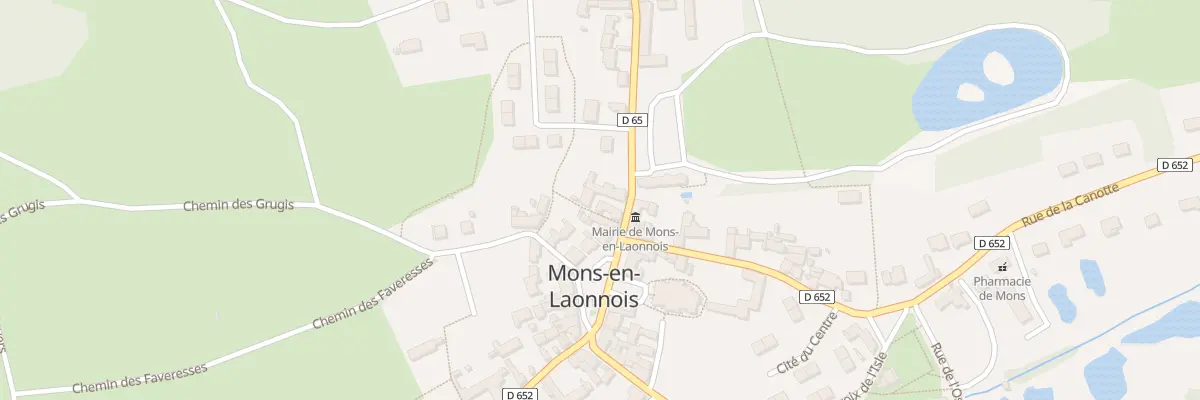 Plan du 5 Rue Saint-martin à Mons-en-Laonnois