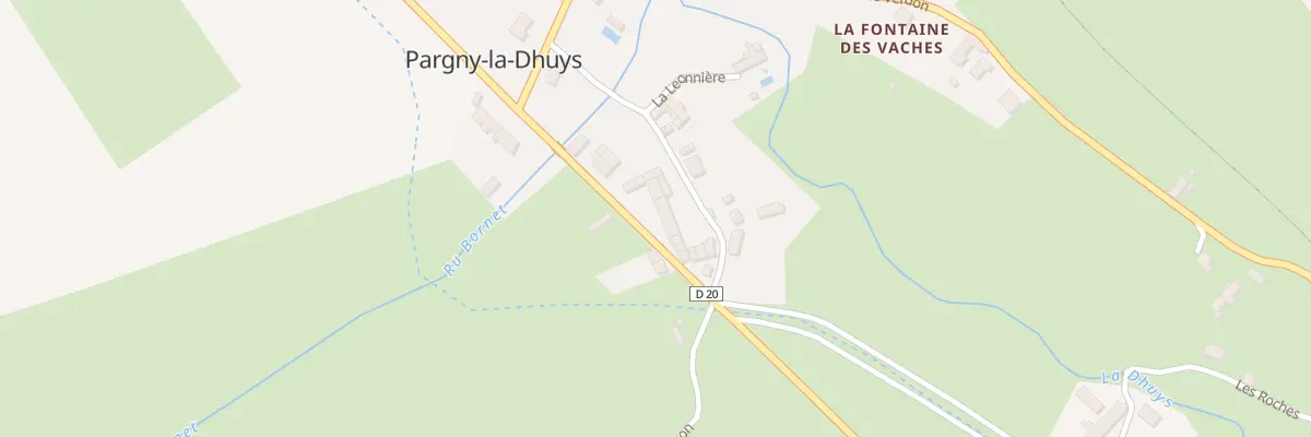 Plan du 5043 Cd Numero 20 à Pargny-la-Dhuys