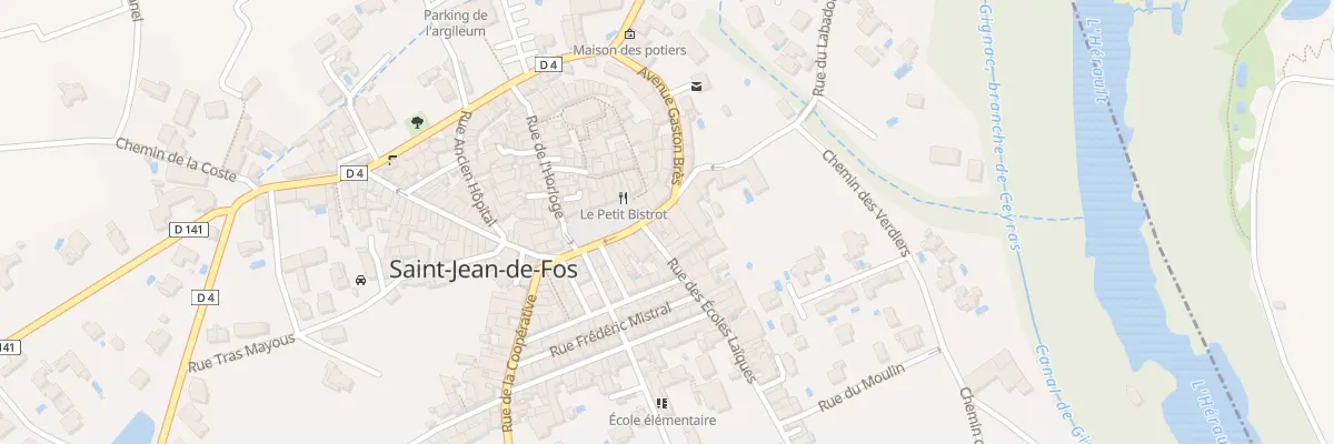 Plan du 6 Av Gaston Brès à Saint-Jean-de-Fos