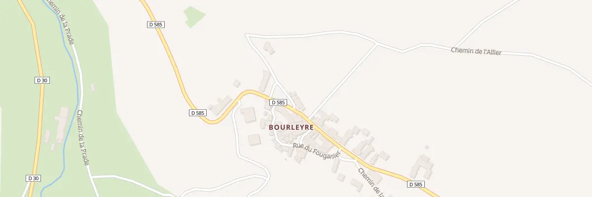 Plan du 7 Che de Lesplots à Chanteuges