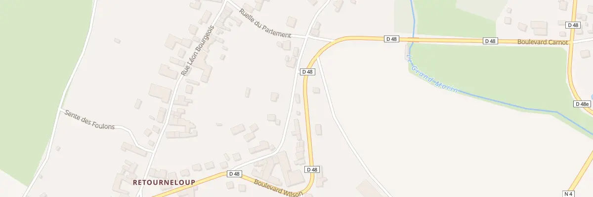 Plan du 1 Rue de Geneve à Esternay