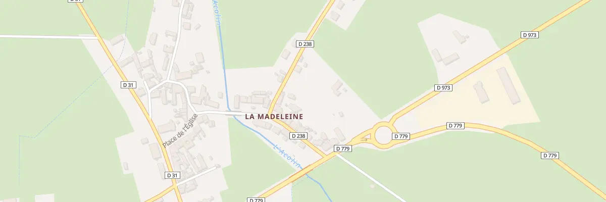 Plan du 14 La Madeleine à Chevagnes