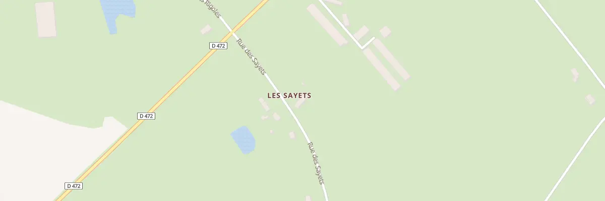 Plan du 1 Rue des Sayets à Périgny
