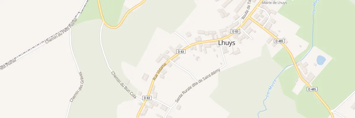 Plan du 33 Rue Vidame à Lhuys