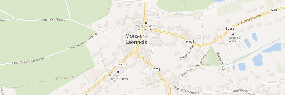 Plan du 9 Gpl Gde Pce d’Aix en Provence à Mons-en-Laonnois