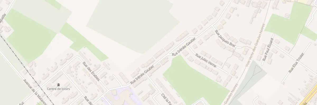 Plan du 18 Rue Irenee Gautier à Escautpont