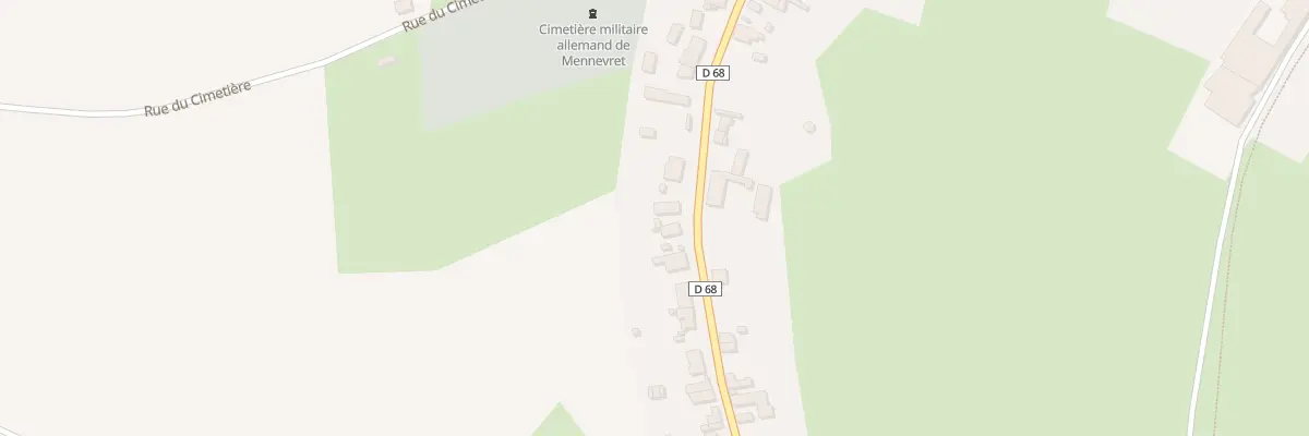 Plan du 12 Rue du Général Houllier à Mennevret