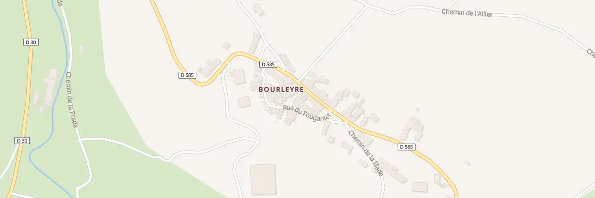 Plan du 9 Rue du Fouganier à Chanteuges