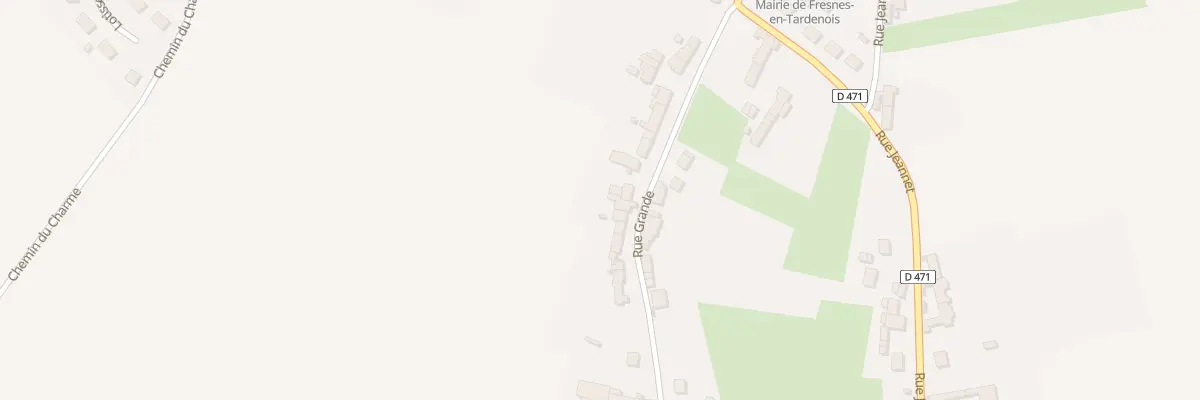 Plan du 30 Rue Grande à Fresnes-en-Tardenois