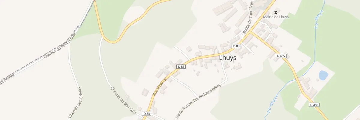 Plan du 28 Rue Vidame à Lhuys