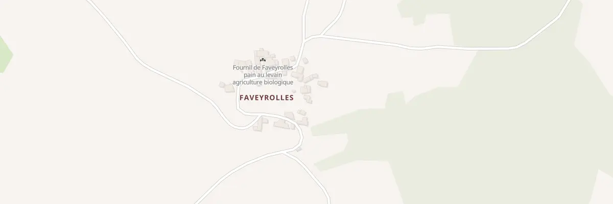 Plan du 5098 Faveyrolles à Chassagnes