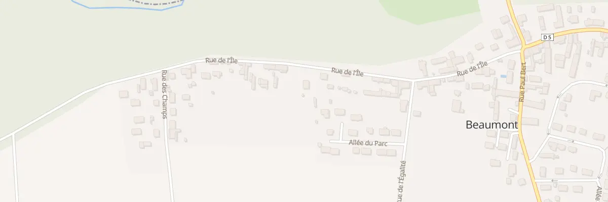 Plan du 25 Rue de l’Ile à Beaumont