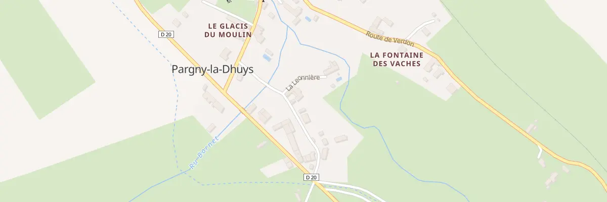 Plan du 4 Rue de la Géonière à Pargny-la-Dhuys
